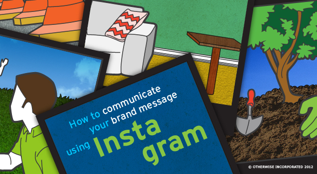 A graphic reads: How to communicate your brand message using Instagram