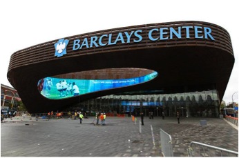 Exterior of the Barclays Center