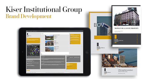 Brand development tools created for Kiser Institutional Group