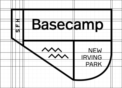Basecamp SFH logo animated into a gif