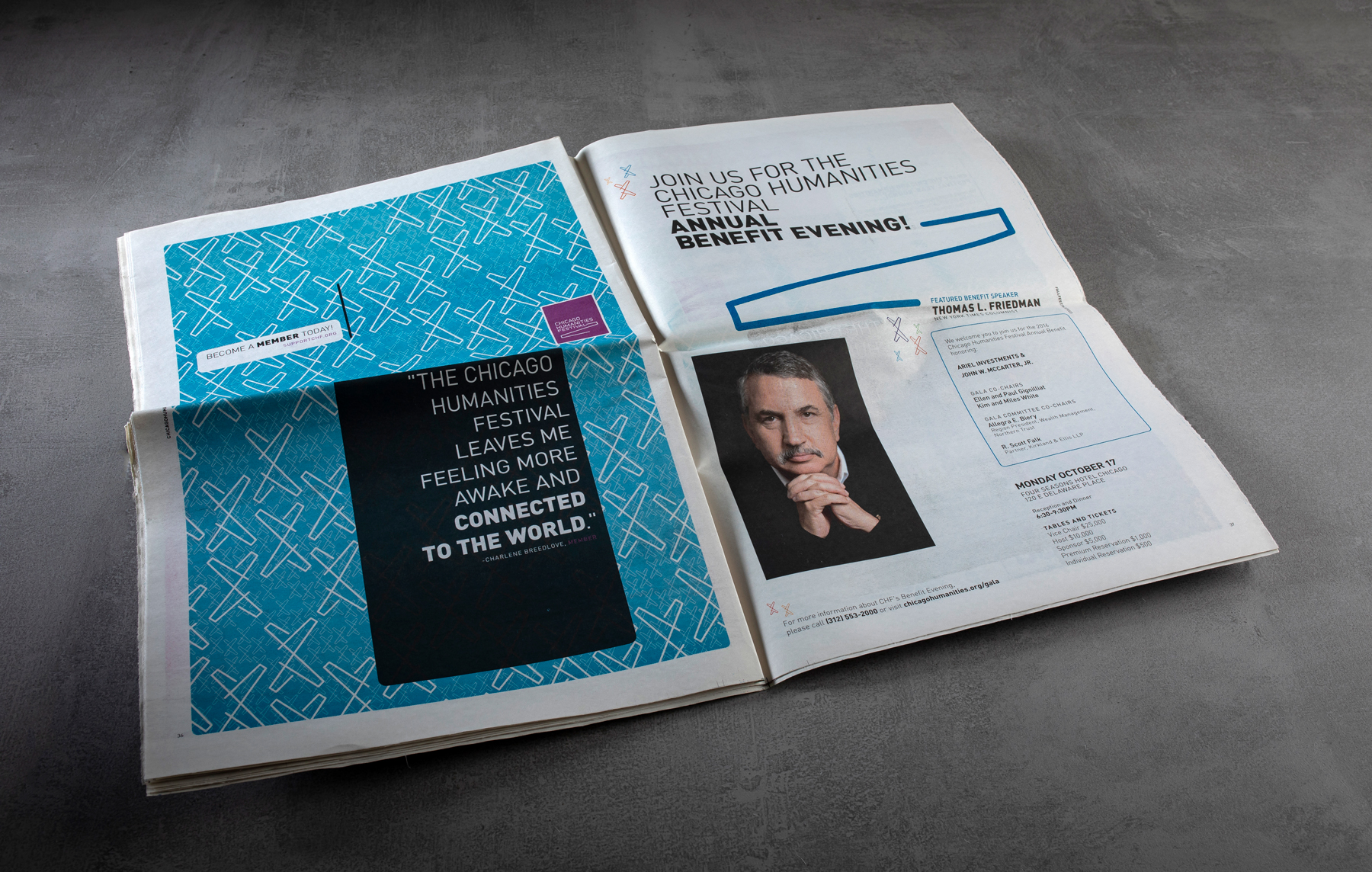 Chicago Humanities Fesival - Rebranding, Brand Strategy, Identity and Tagline