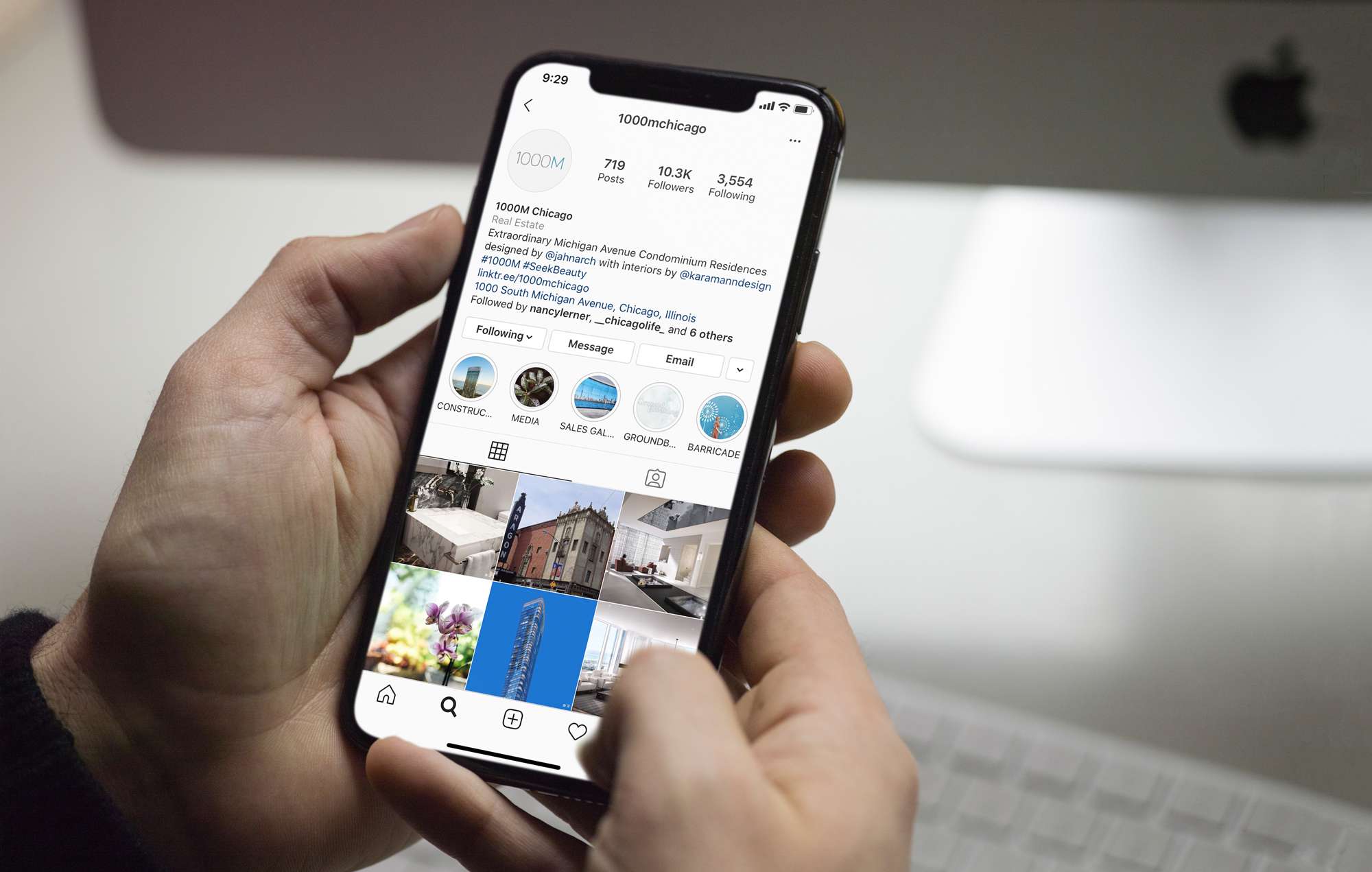 Real estate 1000m social media instagram project
